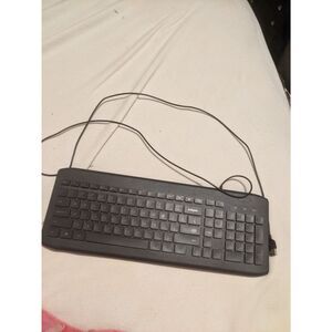 onn. Black Wired USB Keyboard Model 100008652 Office Computer PC Mac